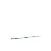 IBD Deluxe Round Gel Brush with natural bristles, ideal for sculpting and applying builder gel evenly.